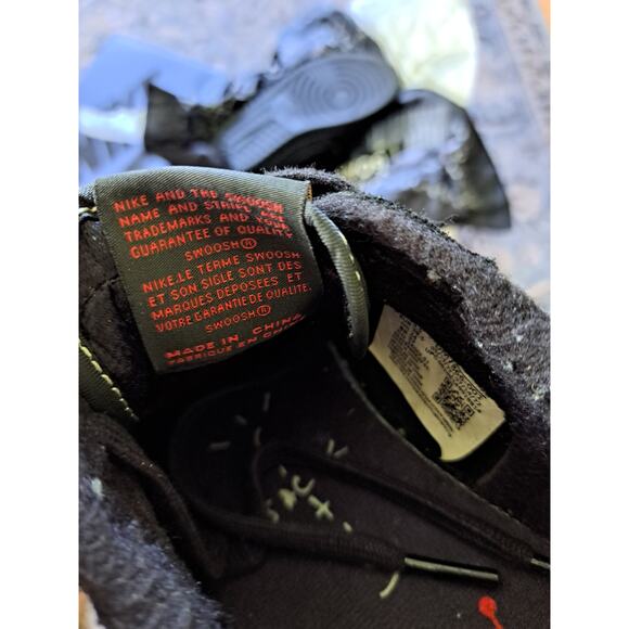 Nike x Travis Scott Air Jordan 1 Low OG Black Phantom Used Mens Size 6 See Pics main image 4
